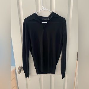 Men’s half button sweater